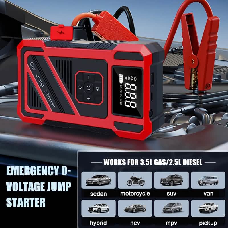 2-in-1 Car Jump Starter & Tire Inflator (3000A, 150PSI)