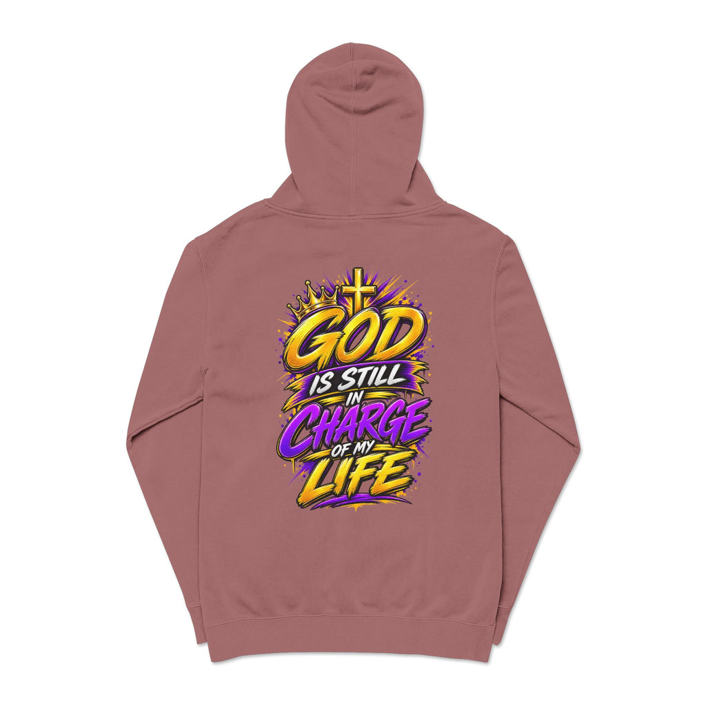 God Is Still in Charge — Pigment-Dyed Faith Hoodie
