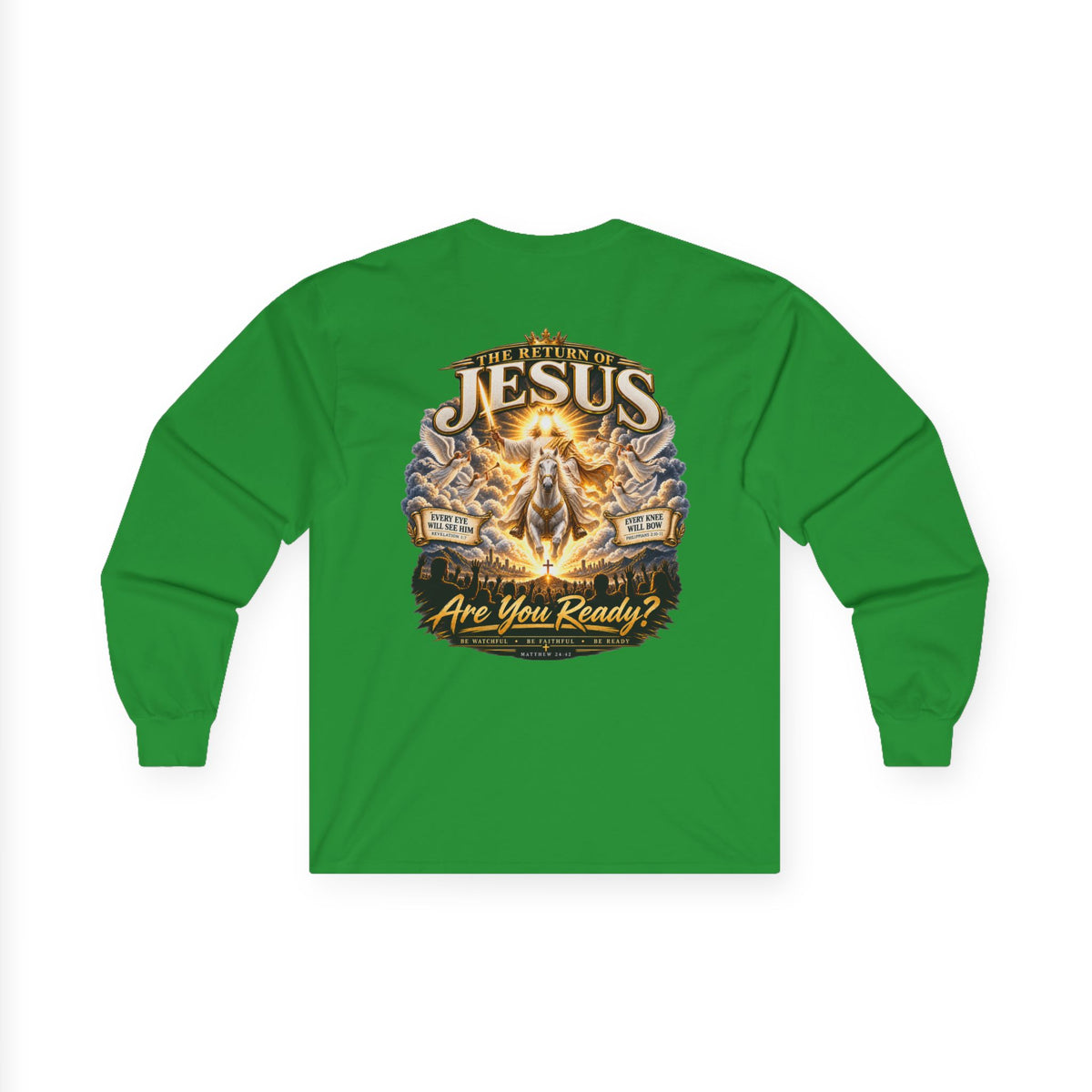 The Day Is Near — Jesus Is Coming Long-Sleeve Tee