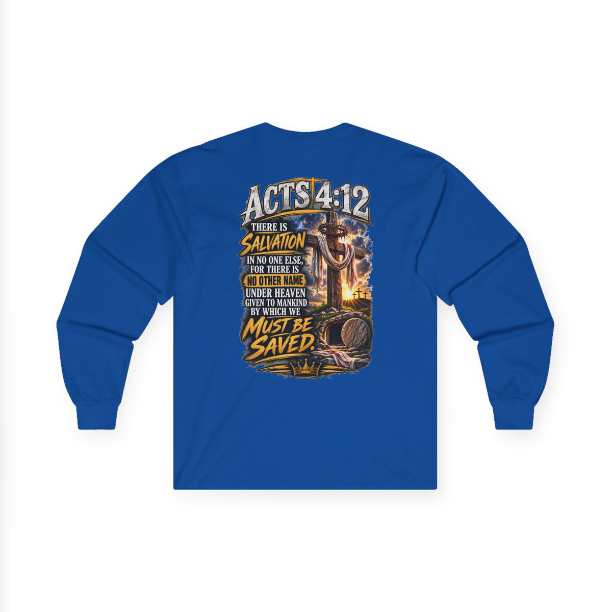 Sinned Short — Acts 4:12 Long-Sleeve Tee