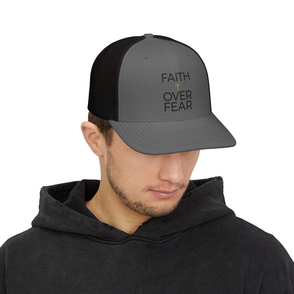 Faith Over Fear Snapback Trucker Cap
