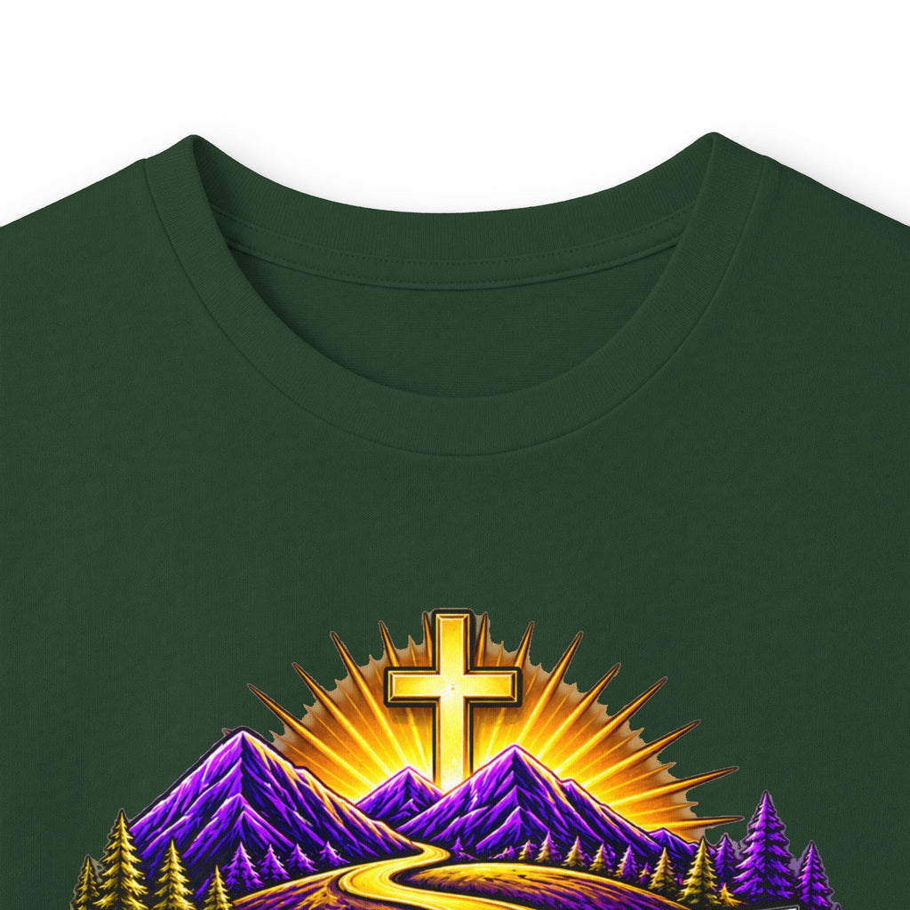 Long Sleeve Tee — "Found" Christian Faith Design (Acts 4:12)