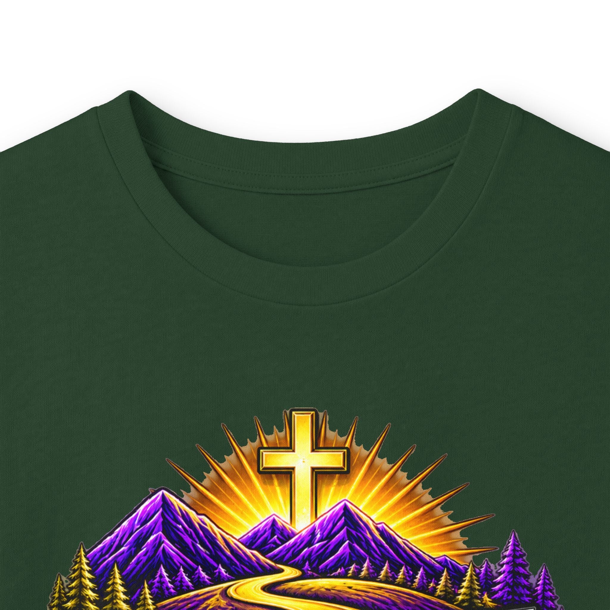 Long Sleeve Tee — "Found" Christian Faith Design (Acts 4:12)