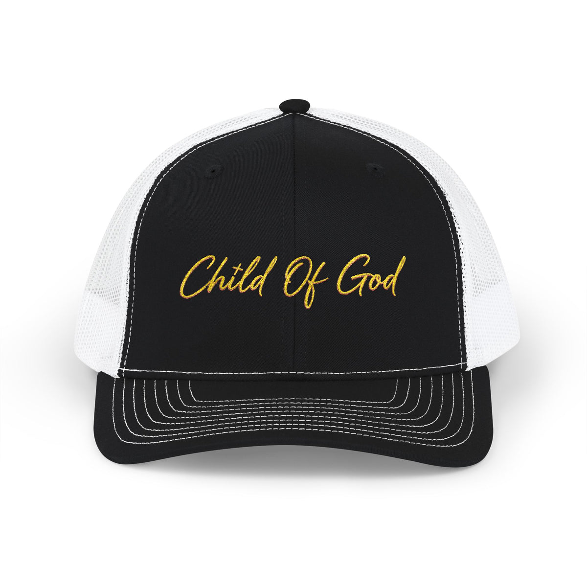Child of God Snapback Trucker Cap — Embroidered Faith Baseball Hat