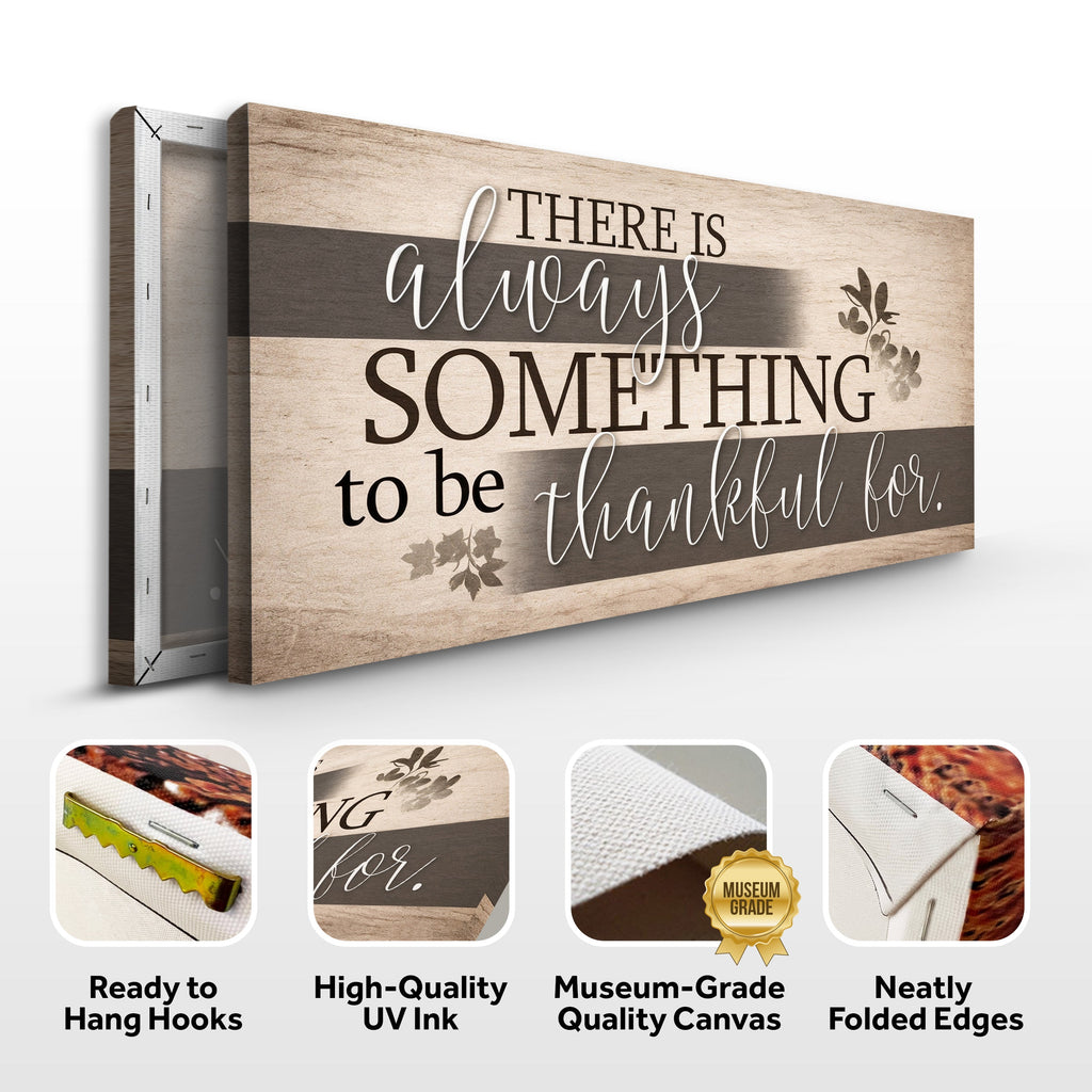 Something to Be Thankful For Christian Canvas Wall Art