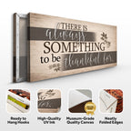 Something to Be Thankful For — Christian Canvas Wall Art