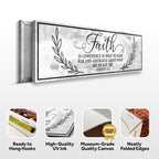 Faith Is Confidence — Hebrews 11:1 Canvas Wall Art