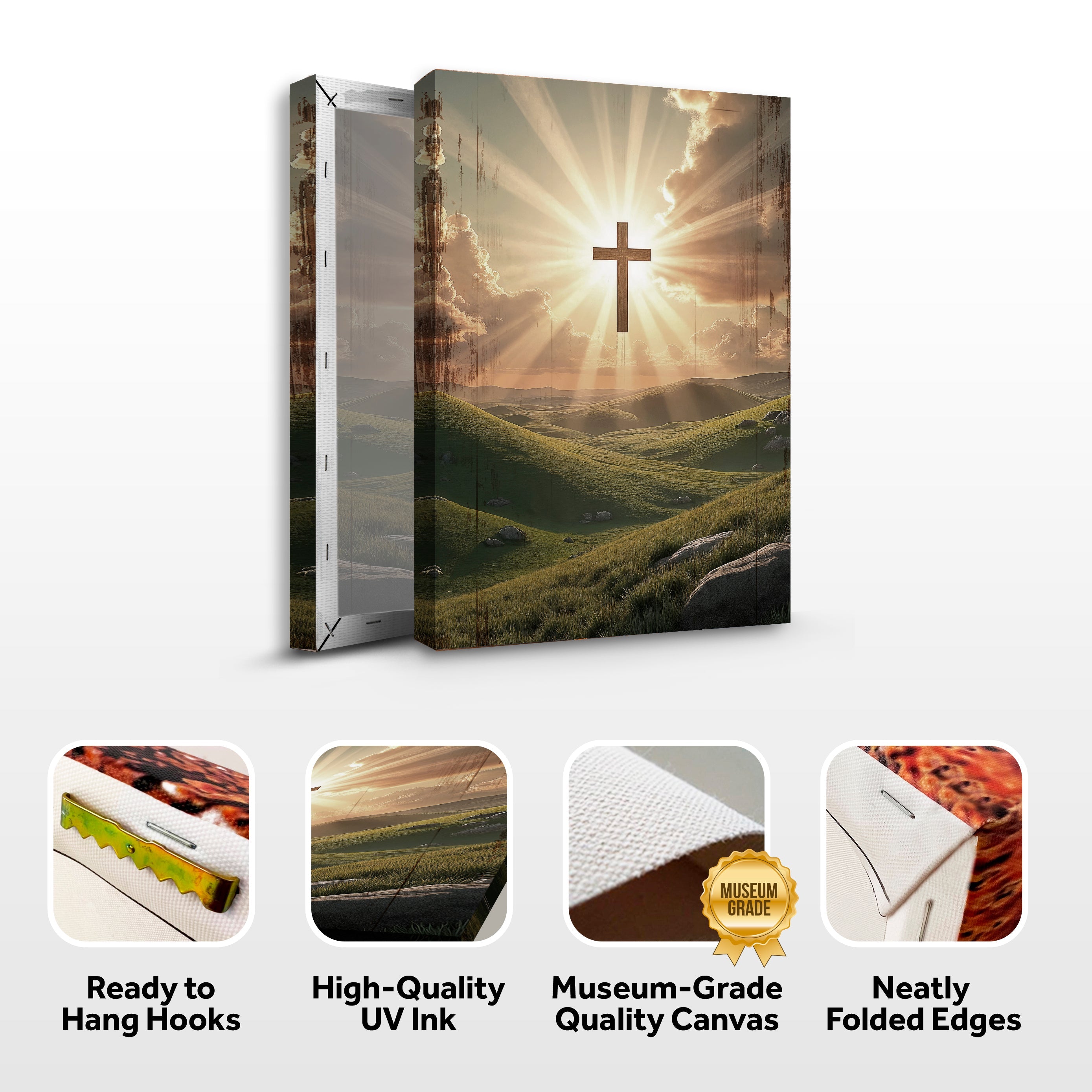 Amazing Grace Christian Canvas Wall Art
