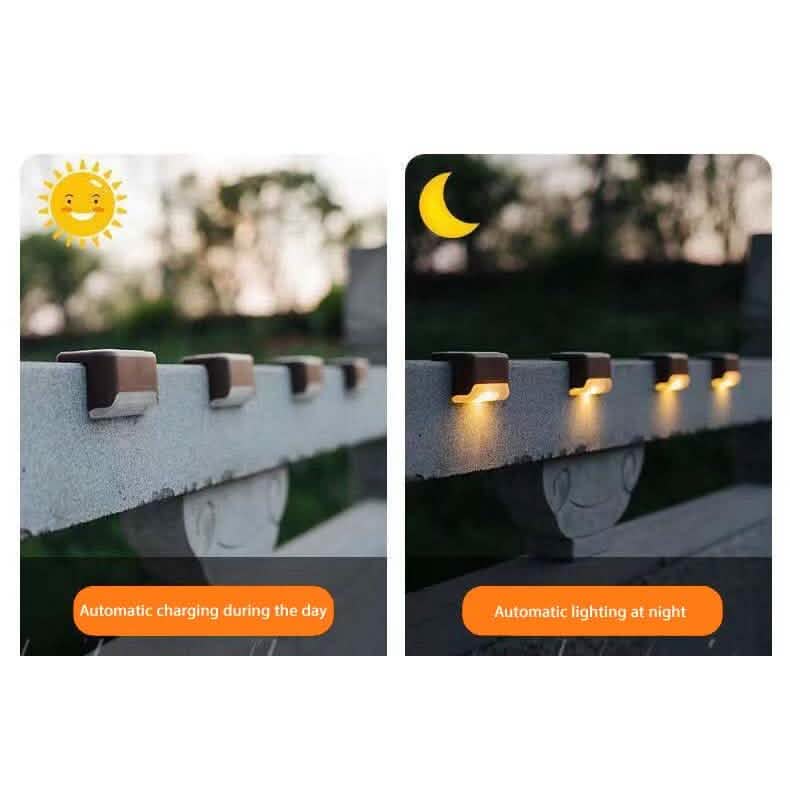 Solar LED Deck & Step Lights (8-Pack)