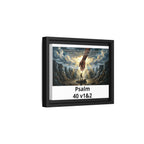 Psalm 40:1–2 — Framed Canvas Wall Art