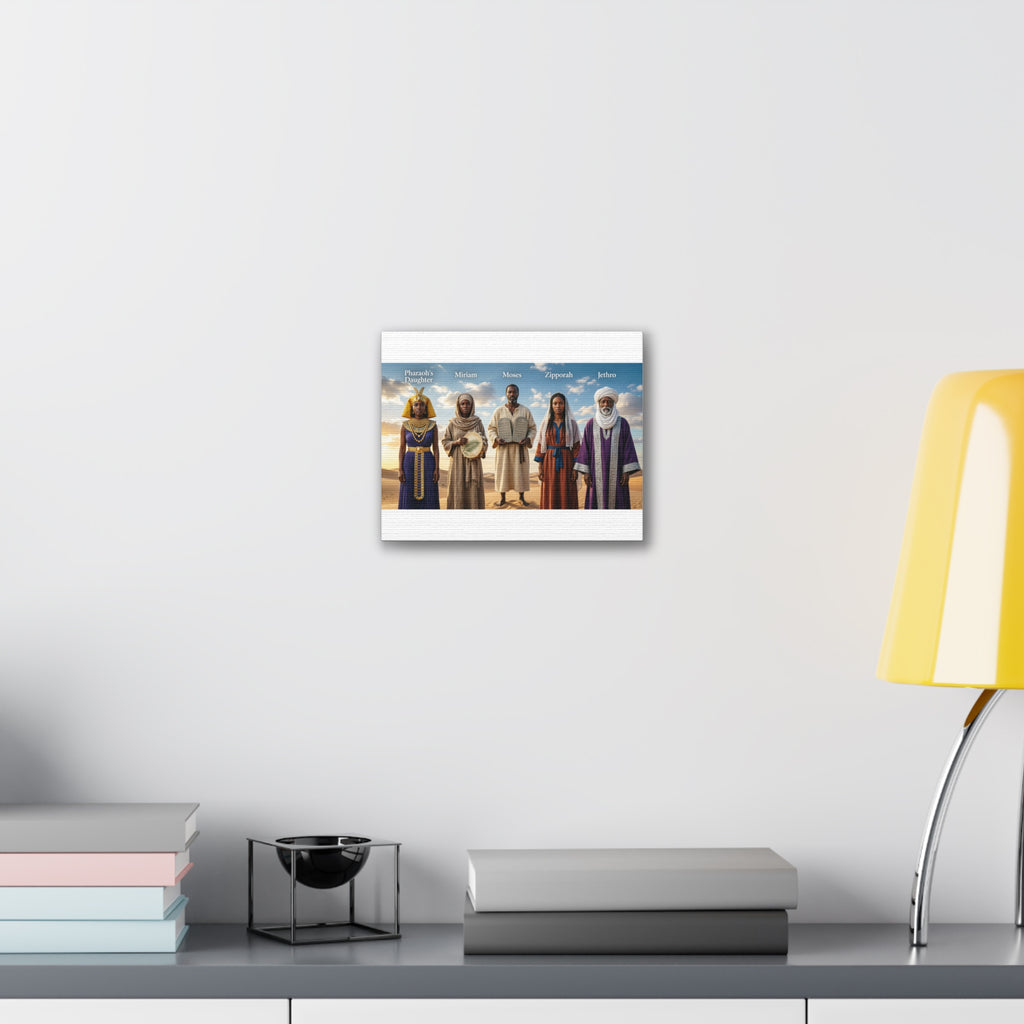 Biblical Figures Canvas Wall Art – Moses, Miriam & More