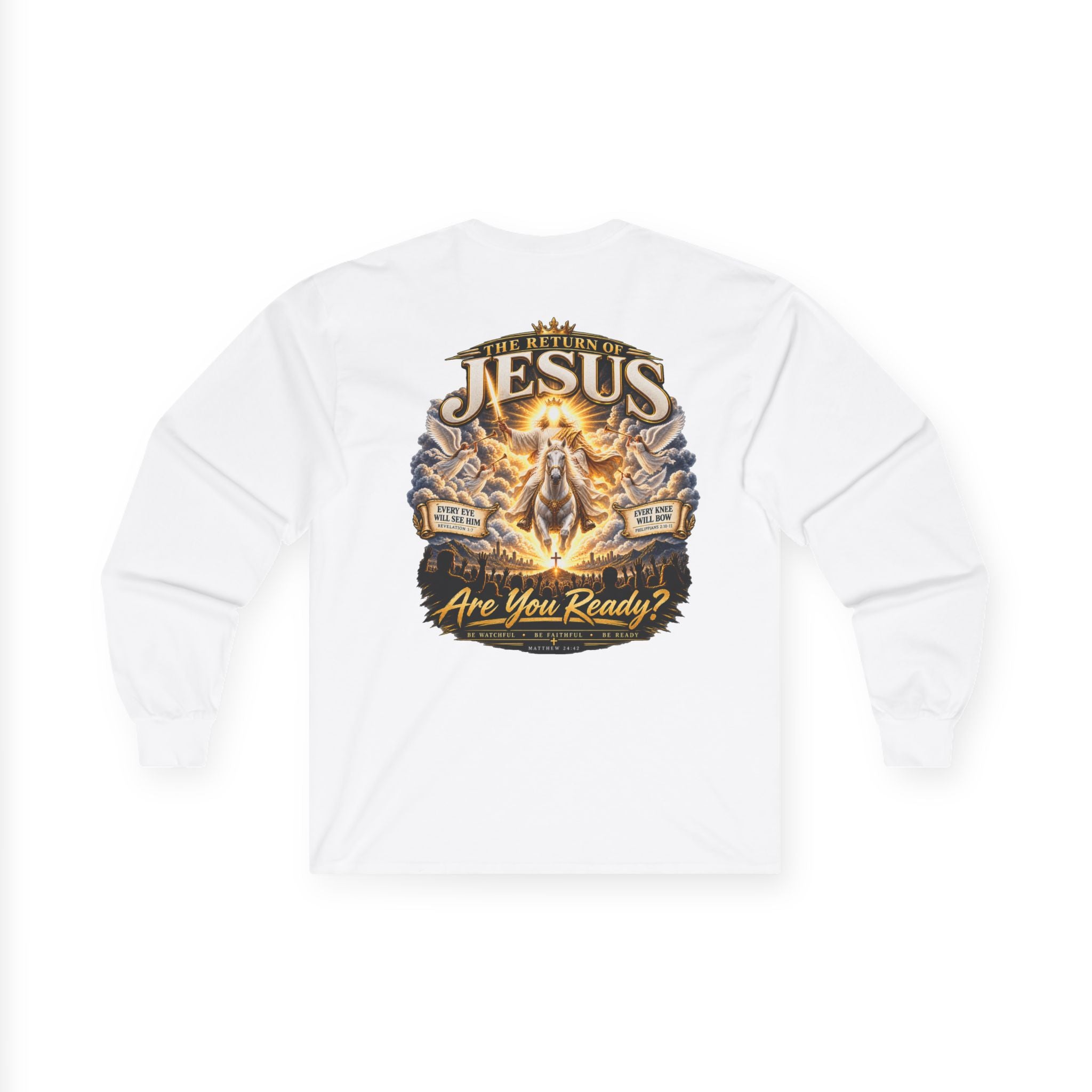 Jesus Returns — Be Ready Long-Sleeve Tee