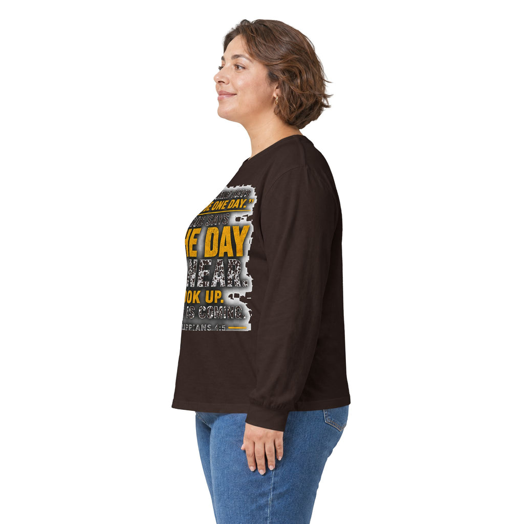 The Day Is Near — Jesus Is Coming Long-Sleeve Tee