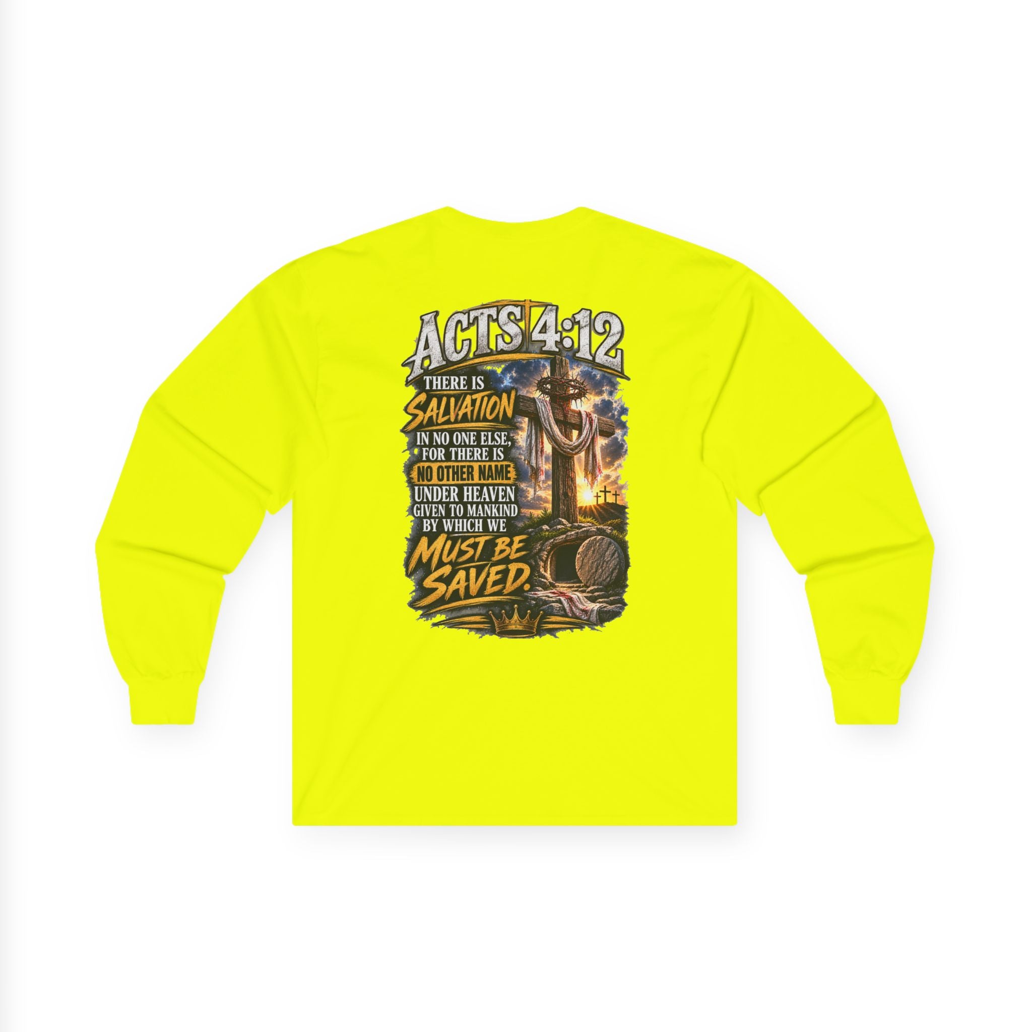 Sinned Short — Acts 4:12 Long-Sleeve Tee