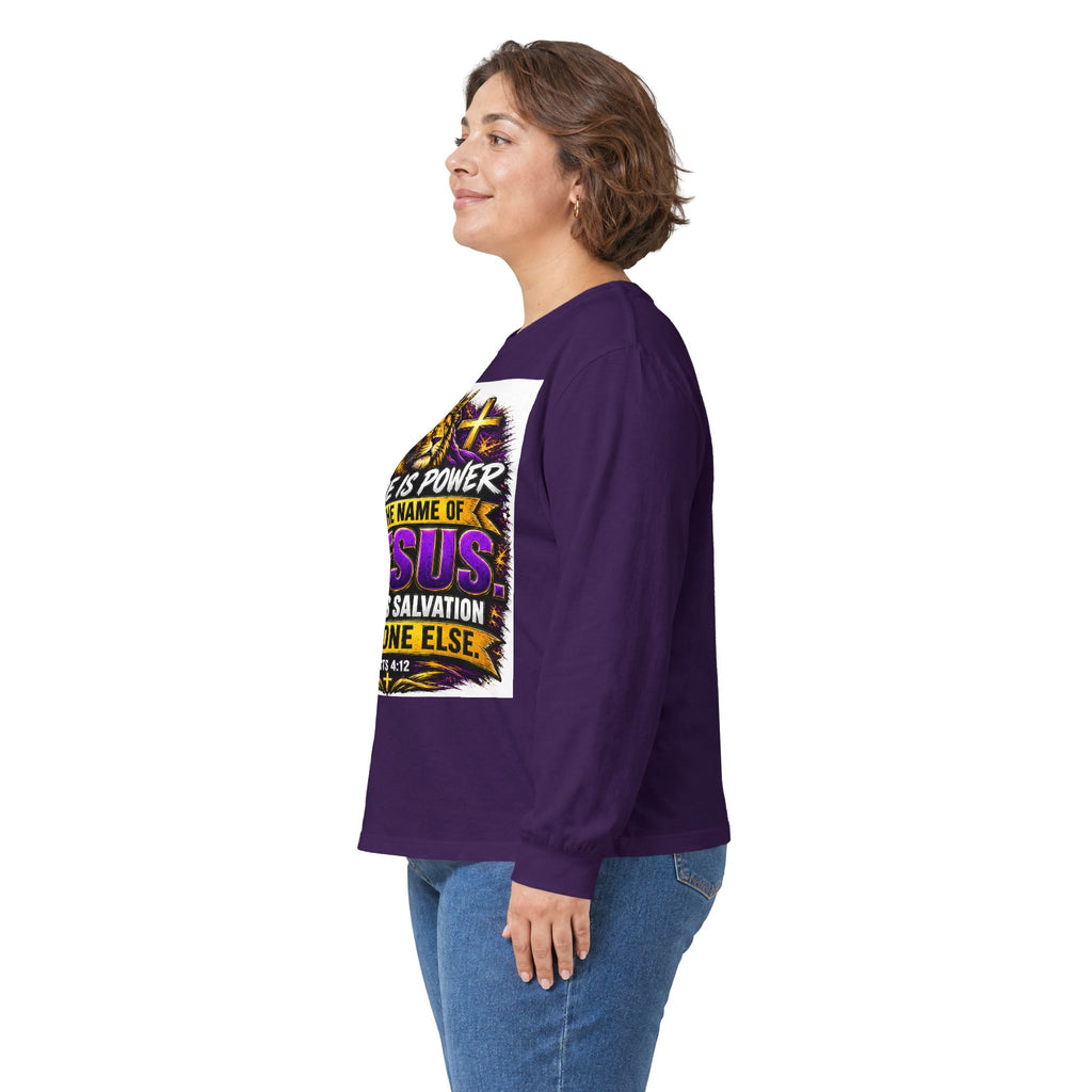 Believe in Jesus — Acts 4:12 Long-Sleeve Tee