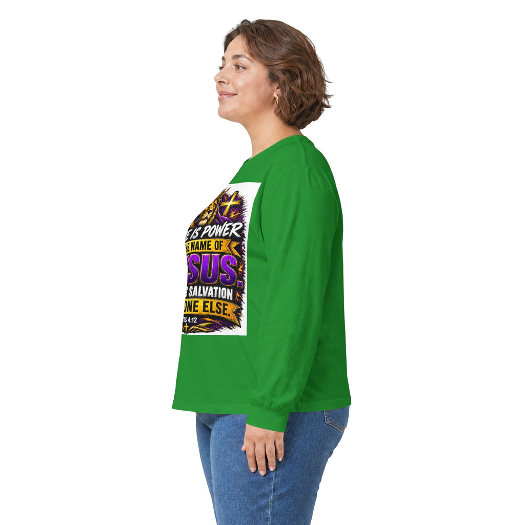 Believe in Jesus — Acts 4:12 Long-Sleeve Tee