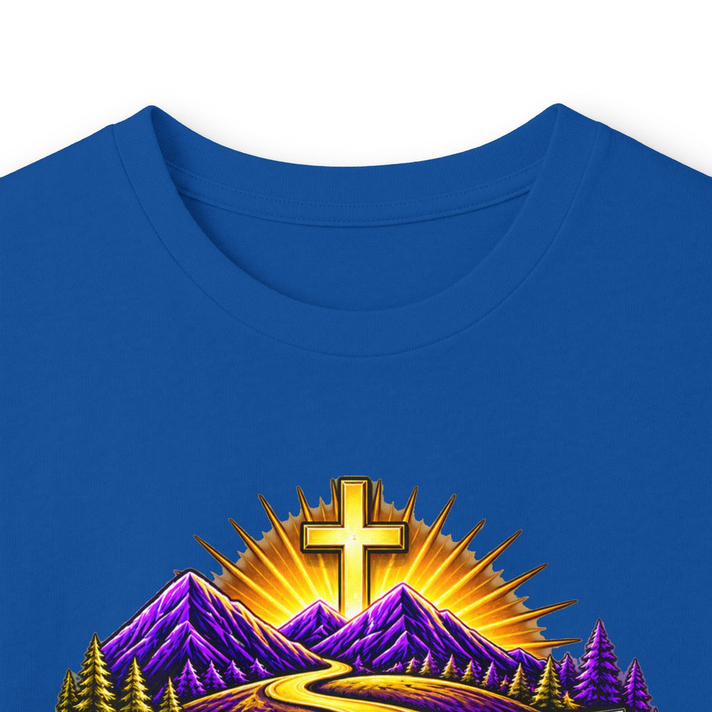 Long Sleeve Tee — "Found" Christian Faith Design (Acts 4:12)