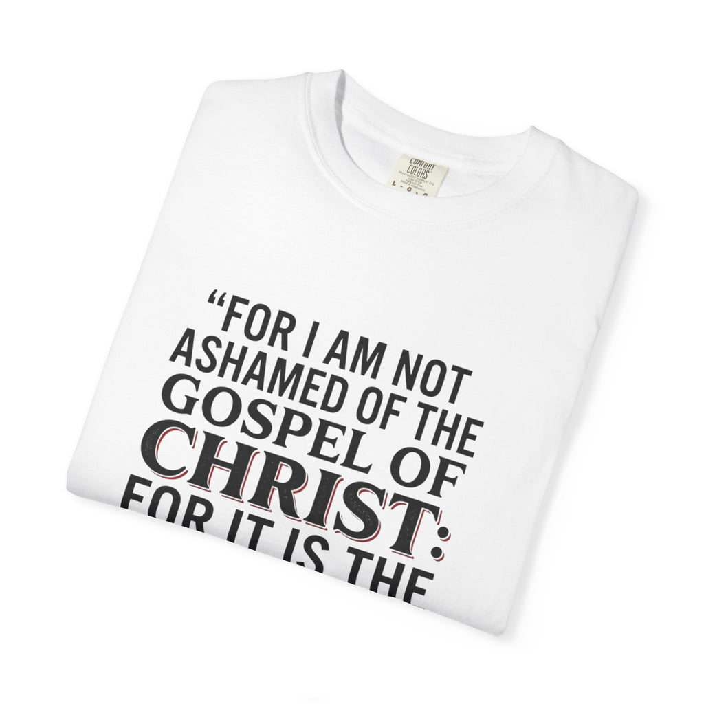 Unashamed of the Gospel — Romans 1:16 Christian Tee