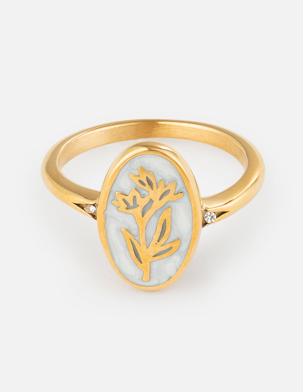 Bloom Again Enamel Ring — Hope in Christ