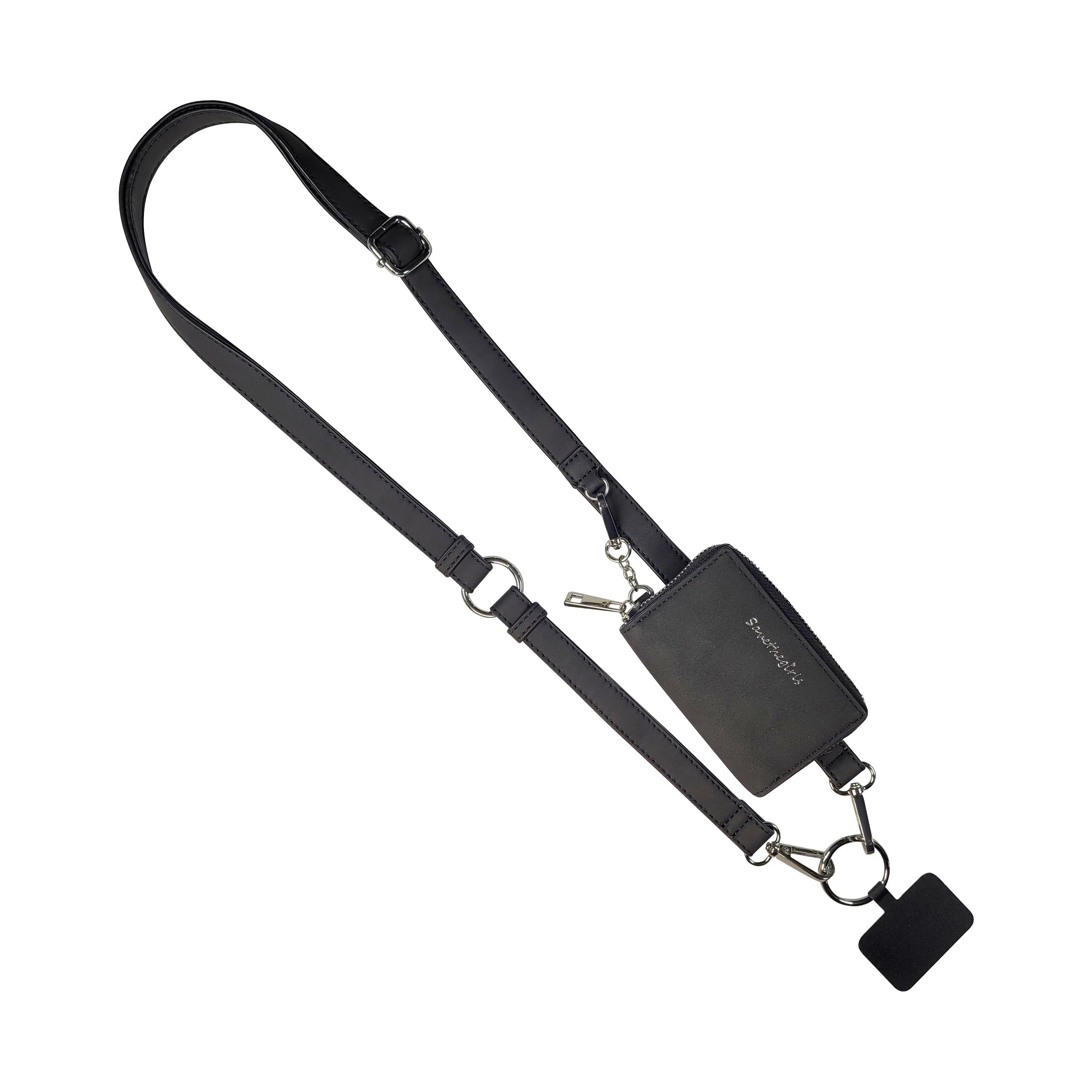 Clip & Go Strap with Pouch – Brushed Vegan Leather