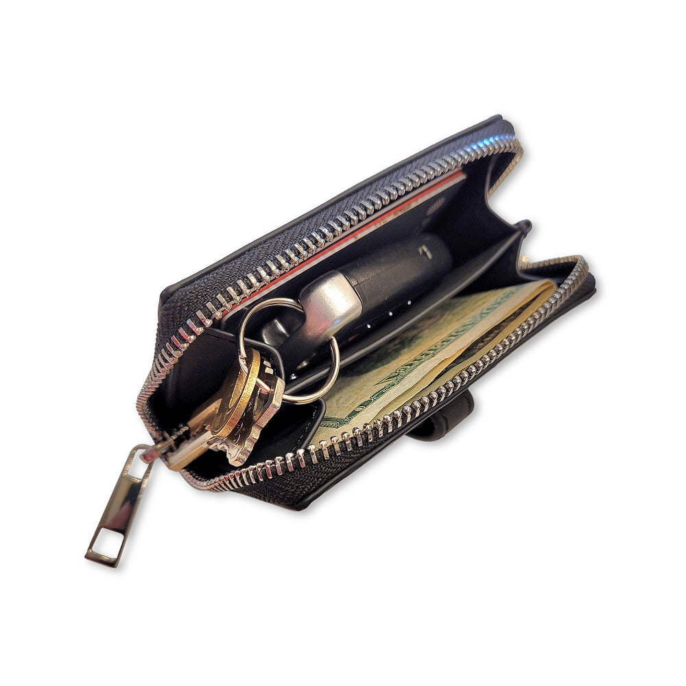 Clip & Go Strap with Pouch – Brushed Vegan Leather