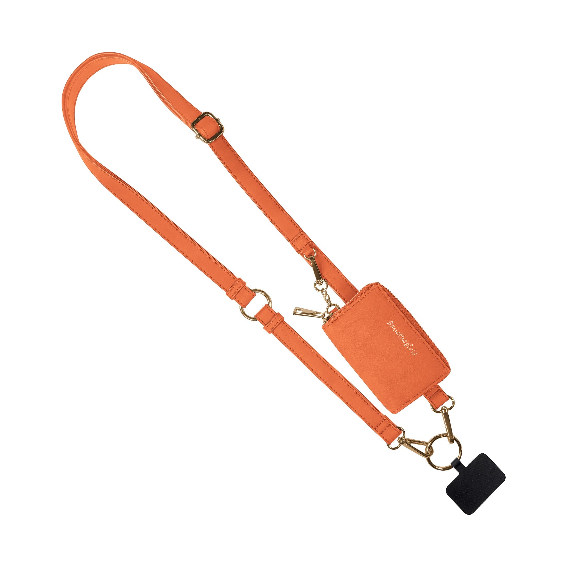 Clip & Go Strap with Pouch – Brushed Vegan Leather
