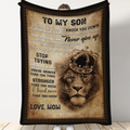 Son Gift Blanket – A Gentle Hug from Mom