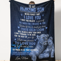 Son Gift Blanket – The Warmest Hug from Mom