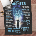 Daughter Gift Blanket – From Dad (Version 2)