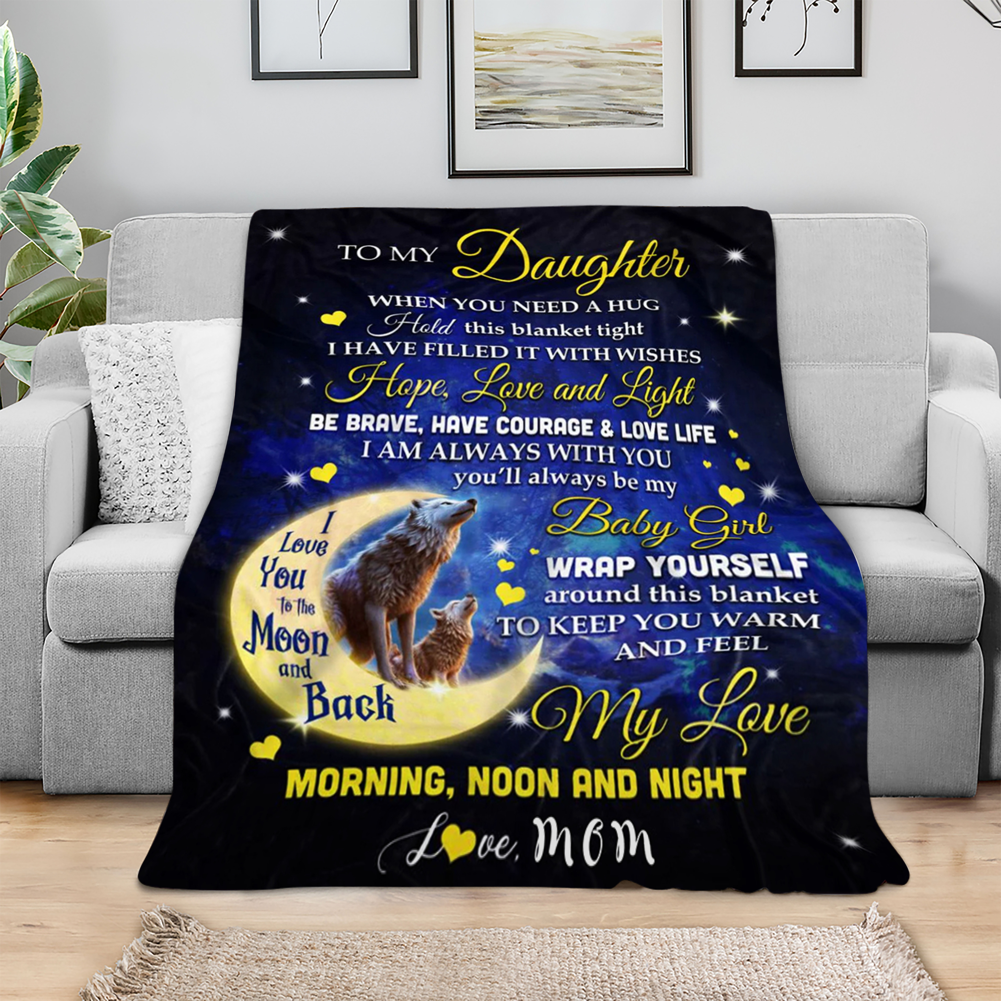 Daughter Gift Blanket – A Warm Reminder from Mom