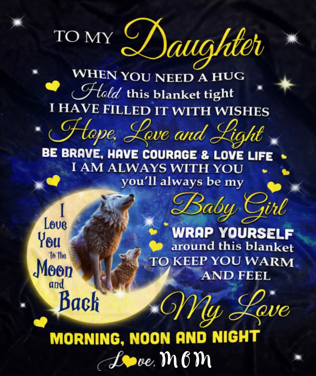 Daughter Gift Blanket – A Warm Reminder from Mom