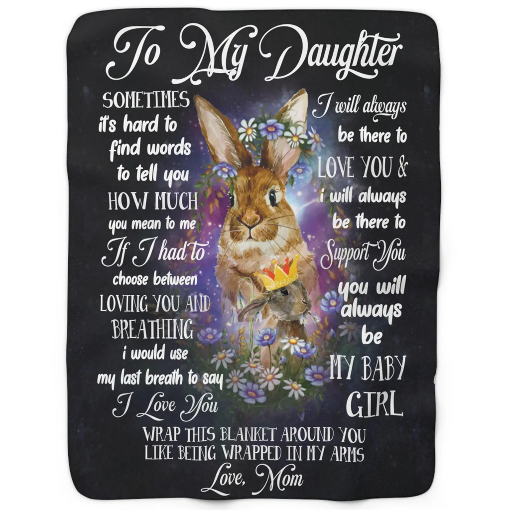 Daughter Gift Blanket – A Loving Message from Mom