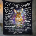 Daughter Gift Blanket – A Loving Message from Mom