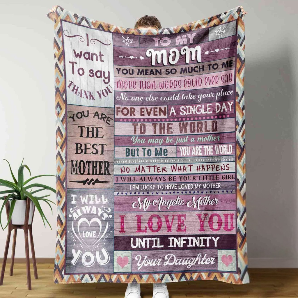 Mom Gift Blanket – From Daughter