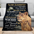 Daughter Gift Blanket – A Tender Message from Mom