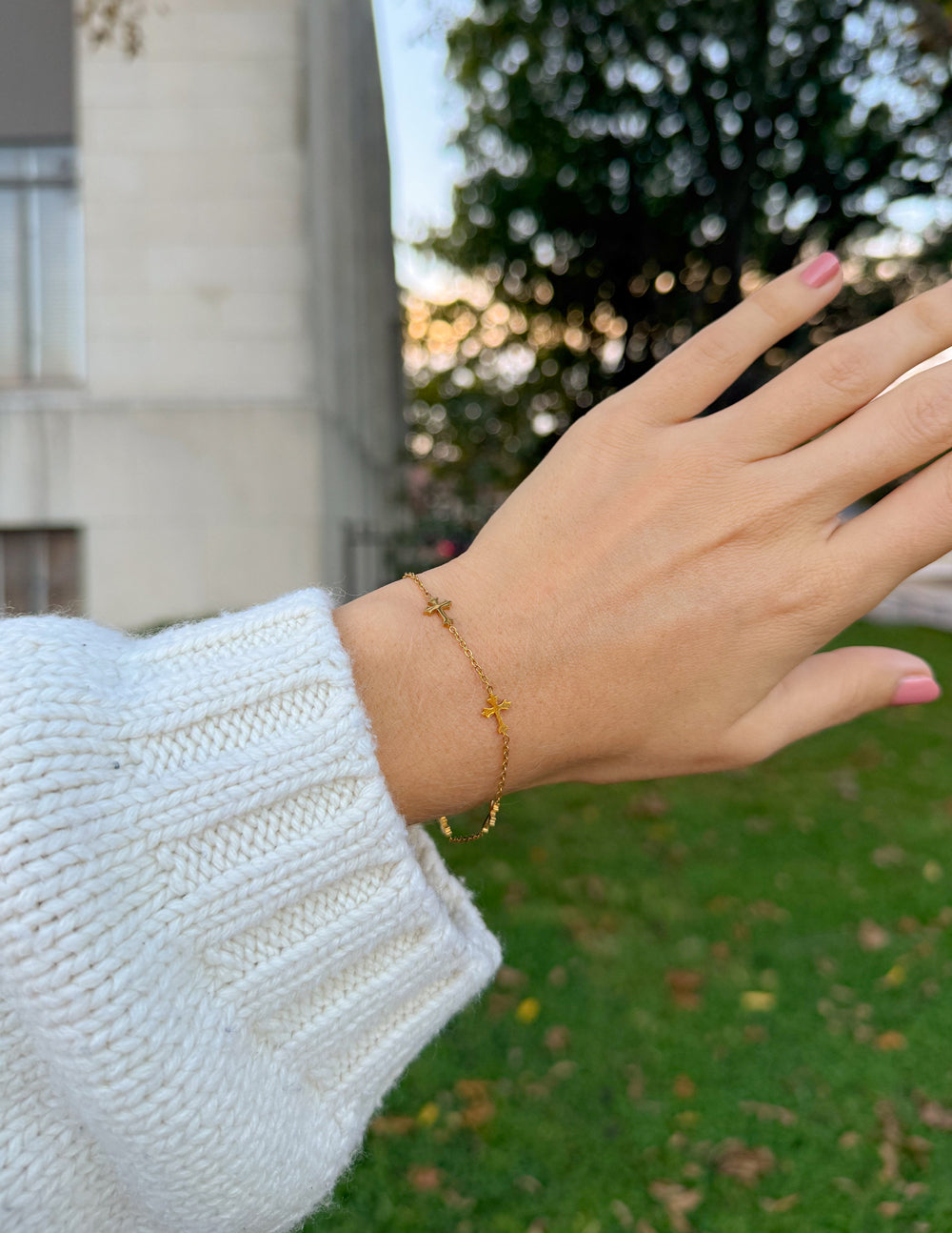 Cross Link Bracelet — Christian Faith