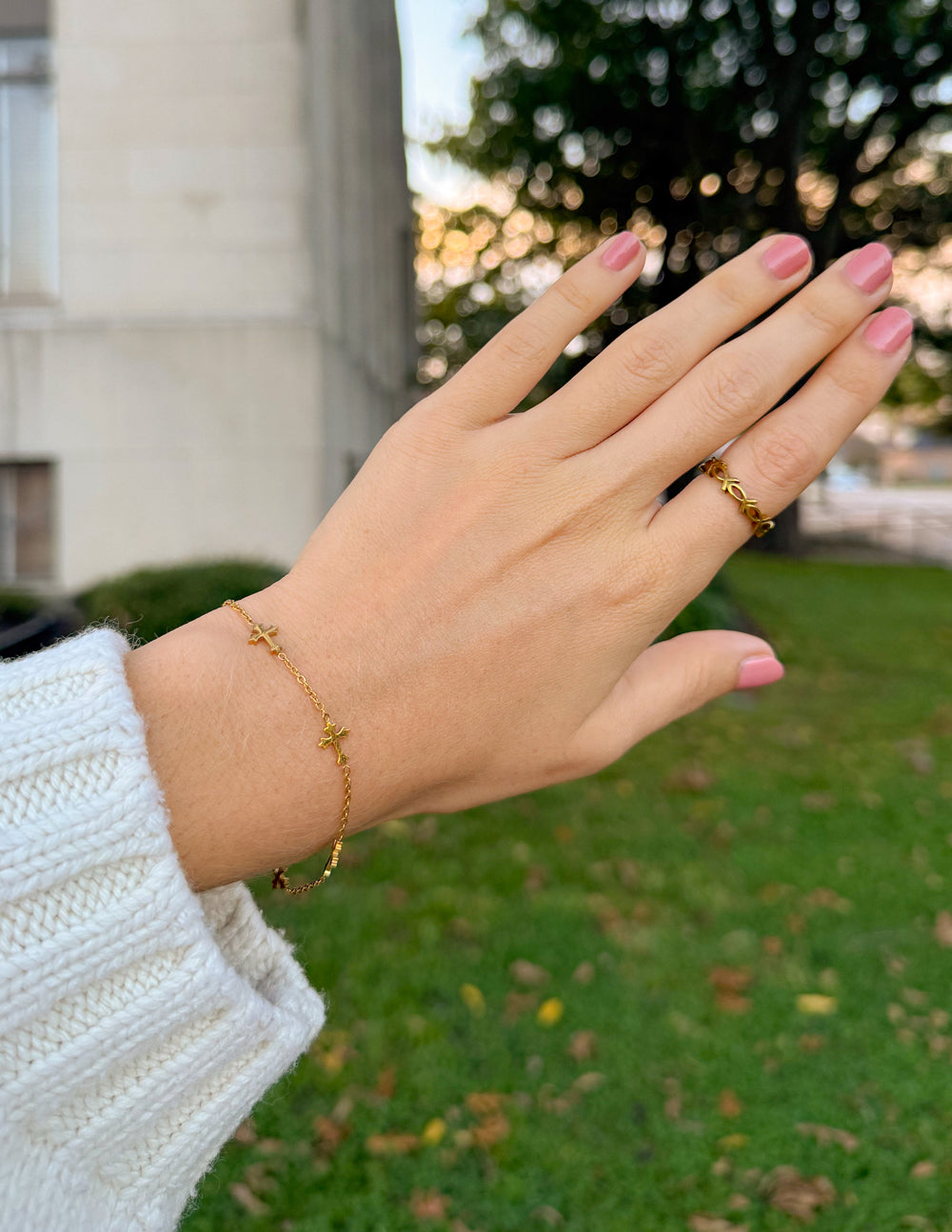 Cross Link Bracelet — Christian Faith