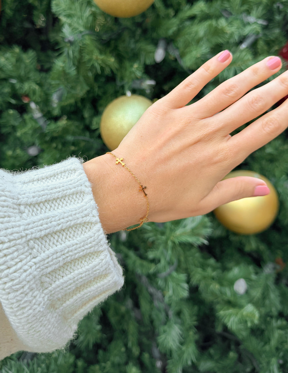 Cross Link Bracelet — Christian Faith