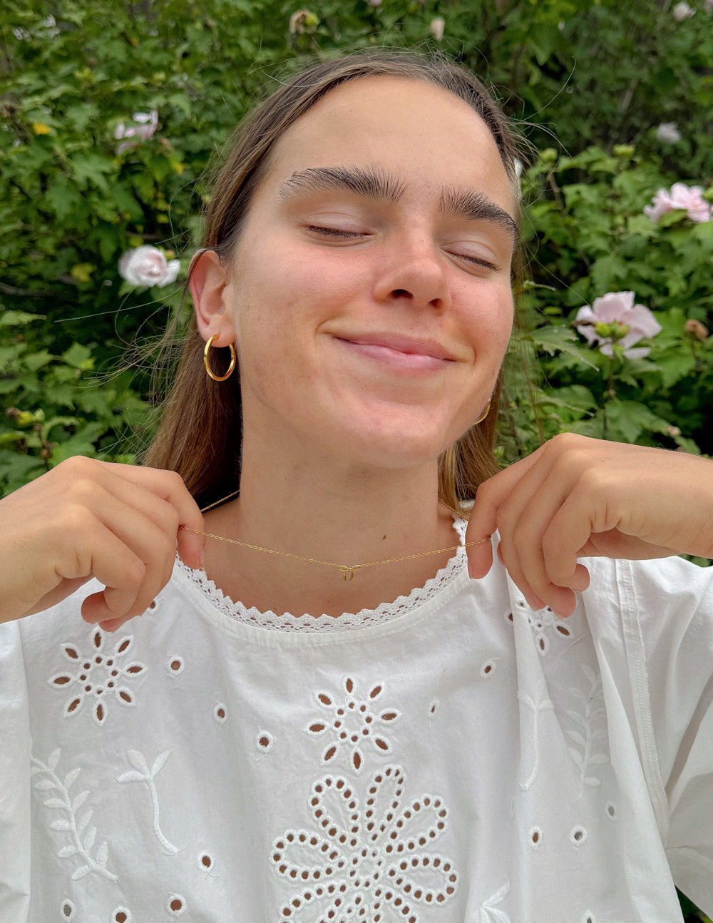 Dainty Bow Necklace — Faith & Grace