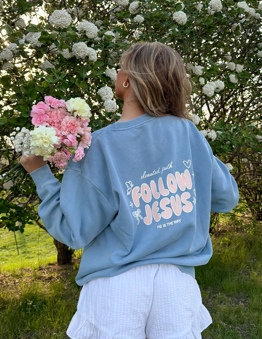 Follow Jesus — John 1:51 Crewneck Sweatshirt