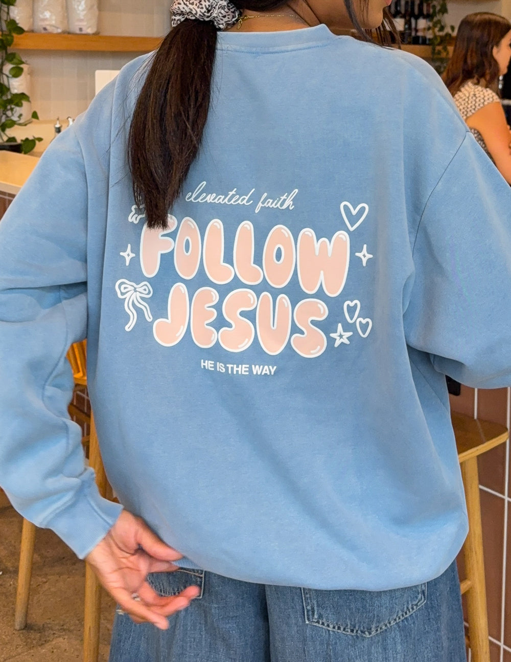Follow Jesus — John 1:51 Crewneck Sweatshirt