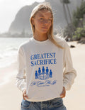 Greatest Sacrifice — Christian Long-Sleeve Tee