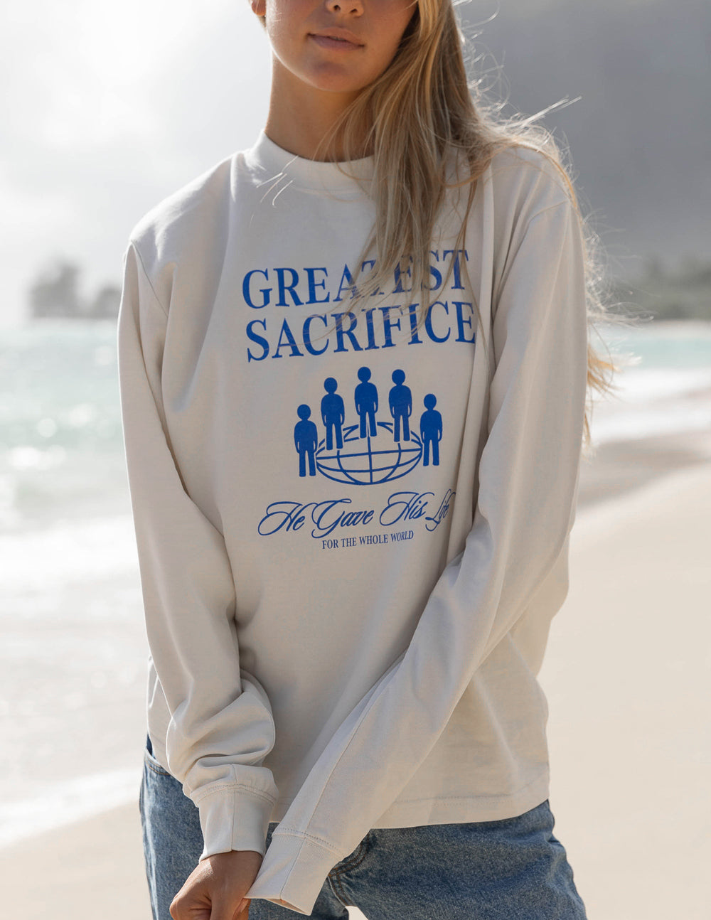 Greatest Sacrifice — Christian Long-Sleeve Tee