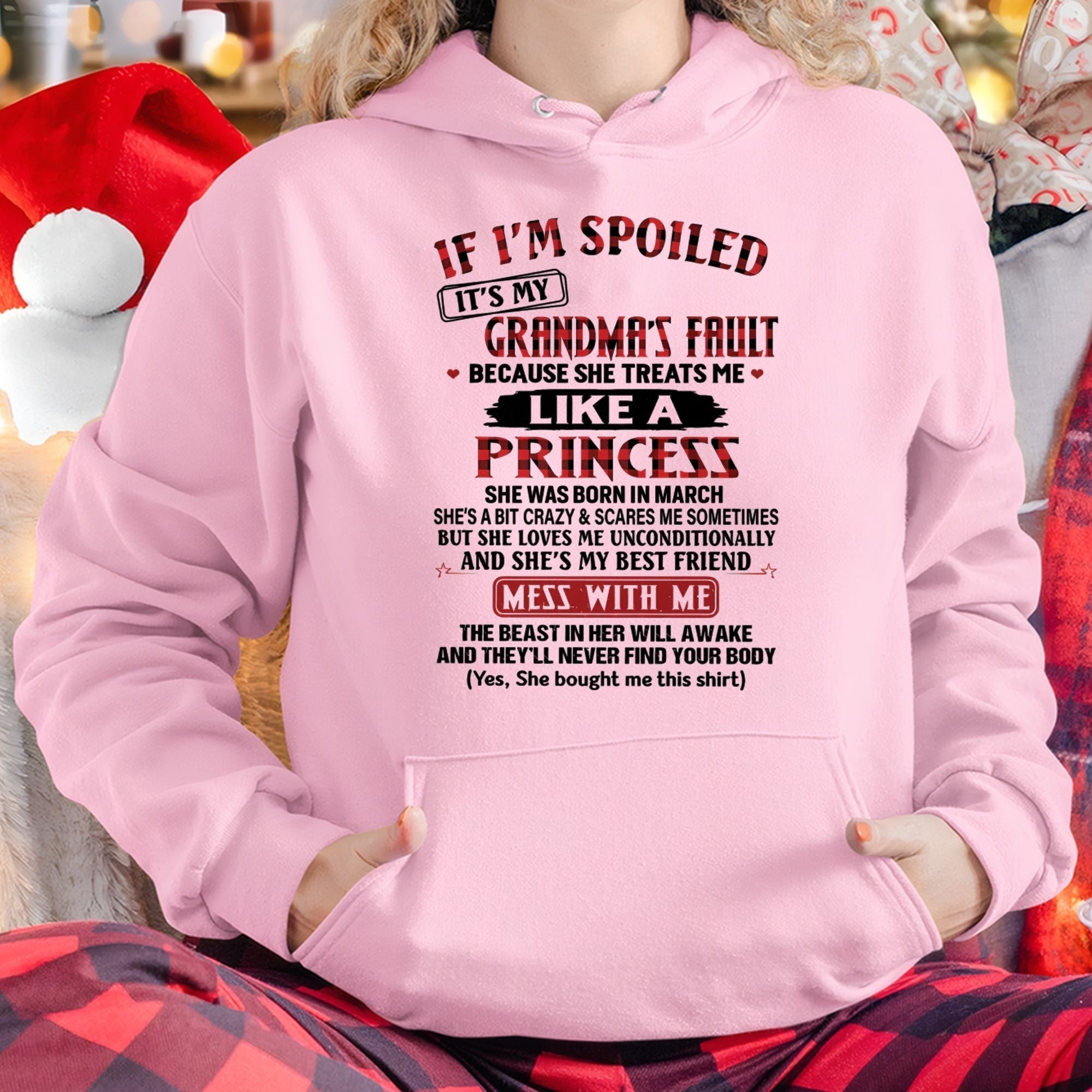 Granddaughter Gift – Spoiled by Grandma T-Shirt