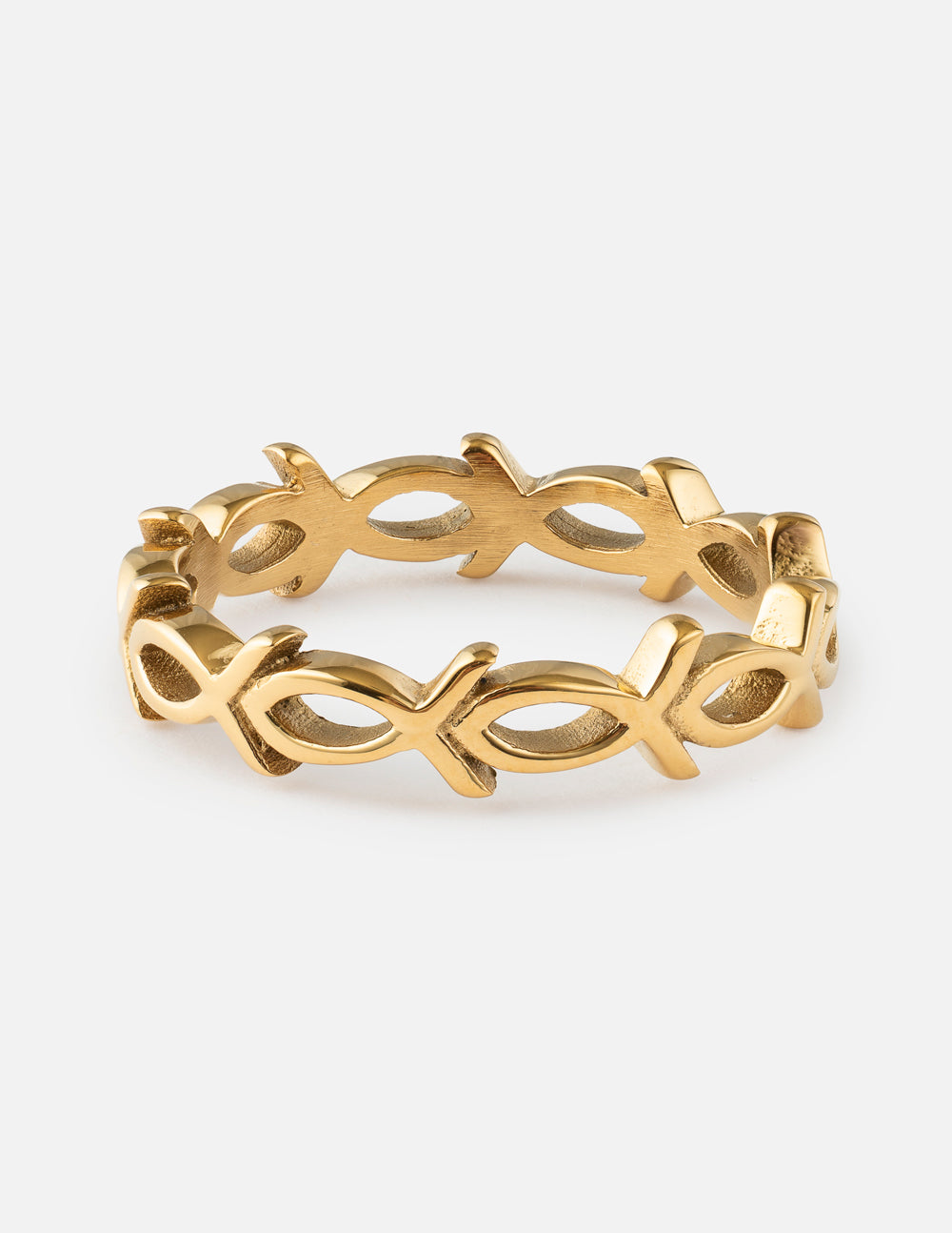 Infinity Jesus Fish Ring — Ichthys