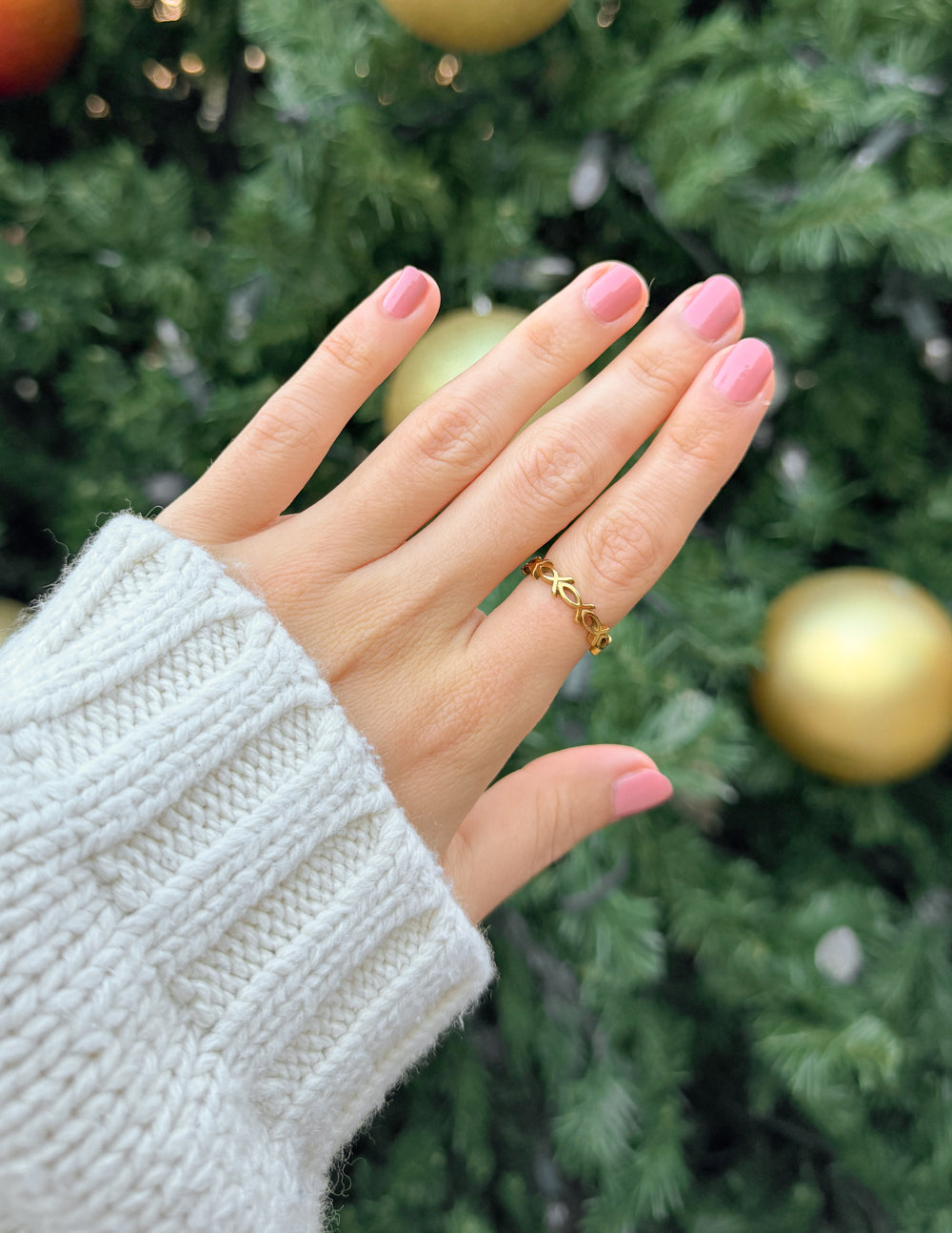 Infinity Jesus Fish Ring — Ichthys
