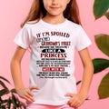Granddaughter Gift – Spoiled by Grandma T-Shirt