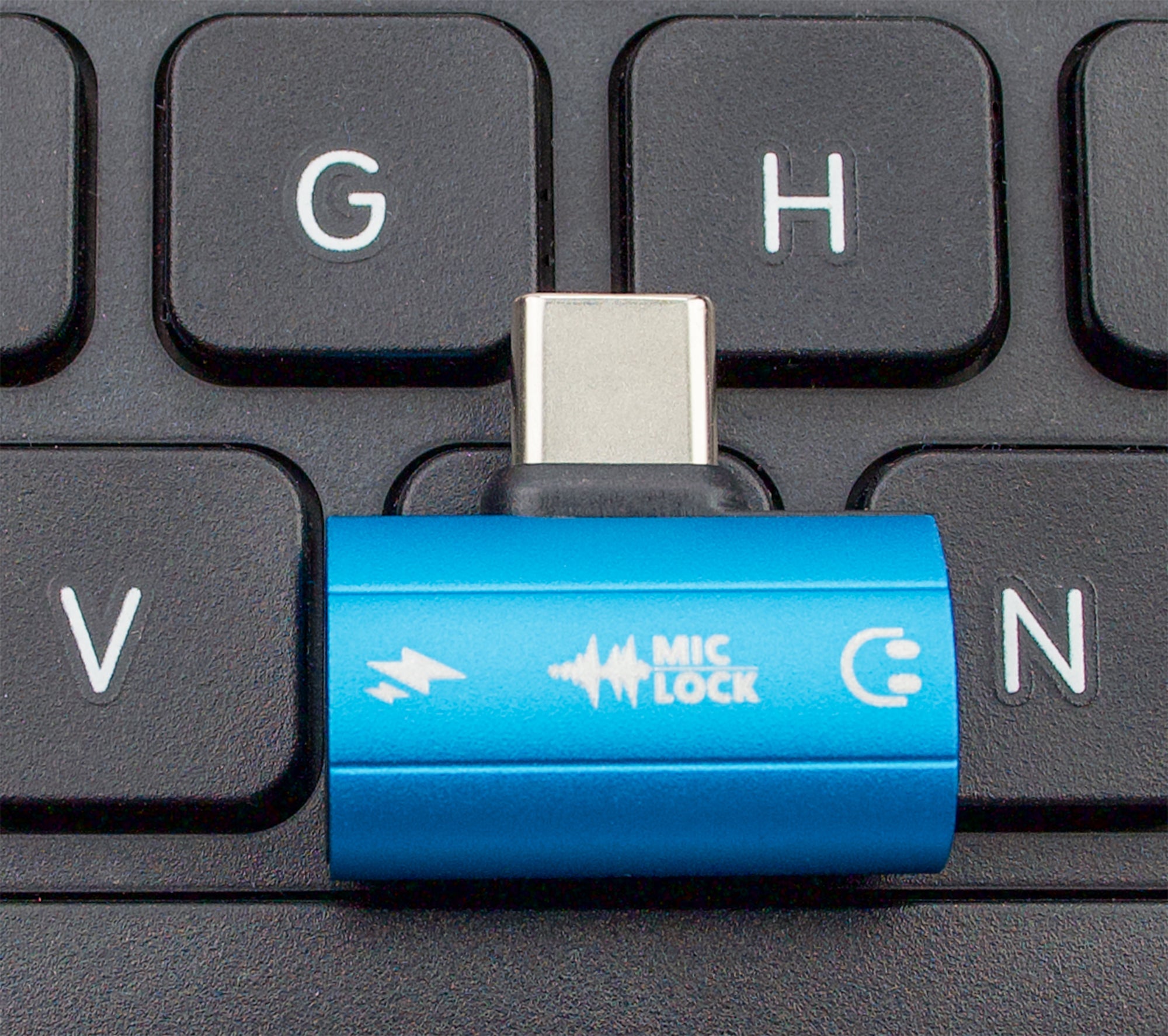 Mic-Lock USB-C SoundPass Microphone Blocker – Blue