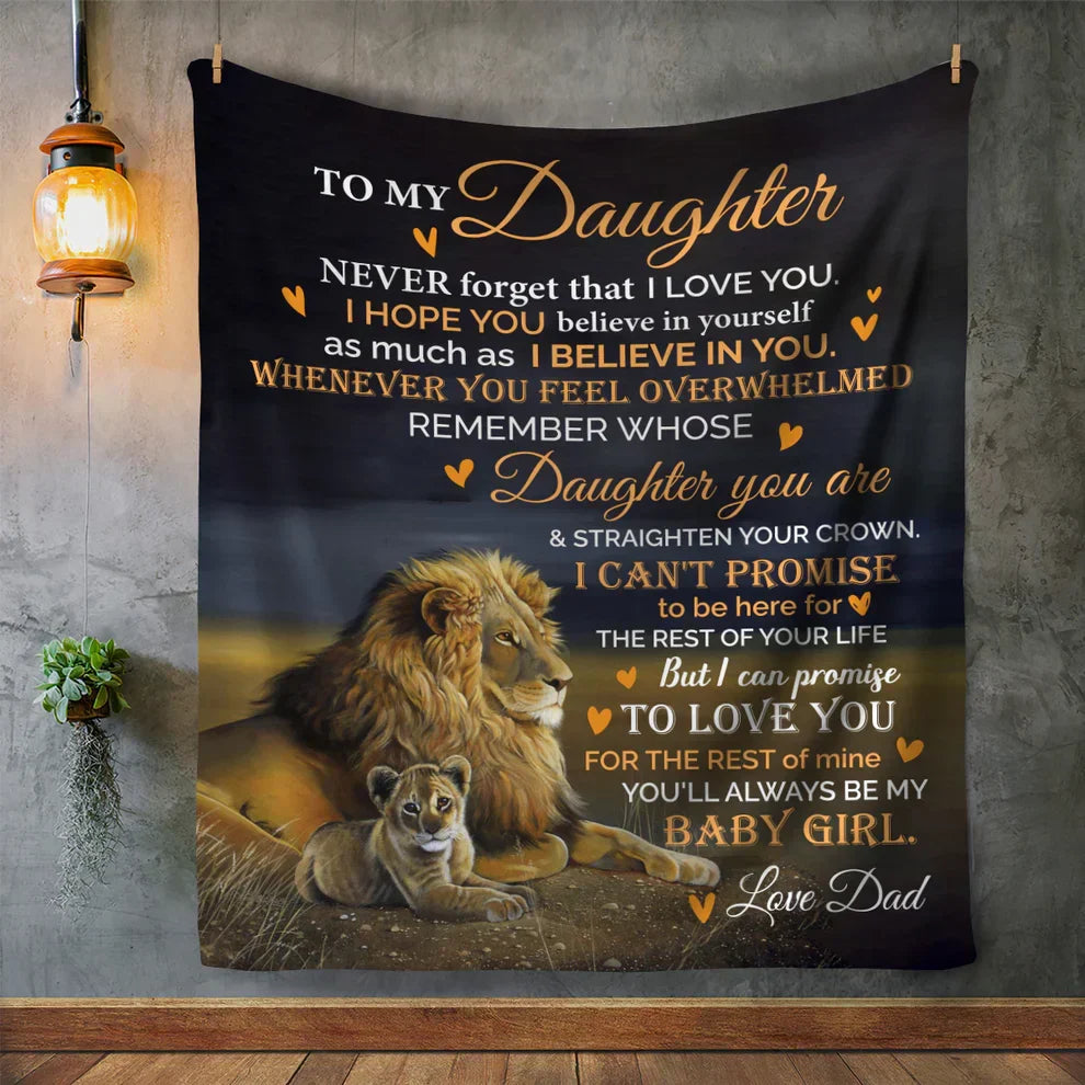 Daughter Gift Blanket – From Dad