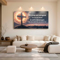 Joshua 1:9 – The Lord Will Be With You Faith Sign